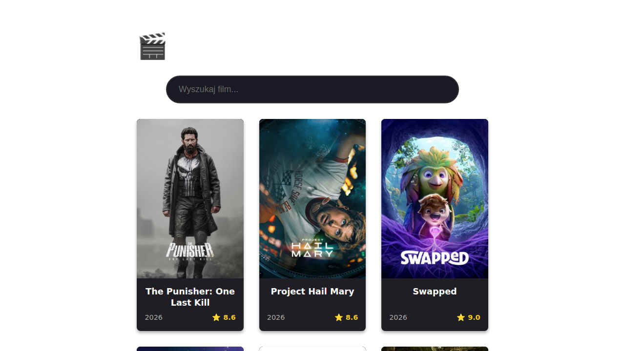 Preview of Movie Search